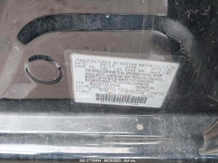 2014 NISSAN VERSA NOTE SV - 3N1CE2CP3EL379186