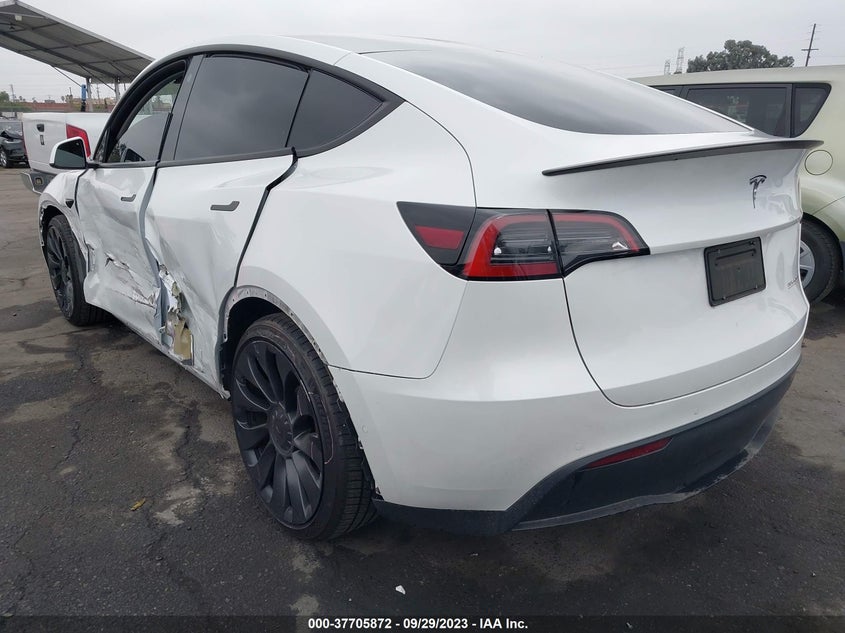 VIN 7SAYGDEF9NF554572 2022 TESLA MODEL Y PERFORMANCE