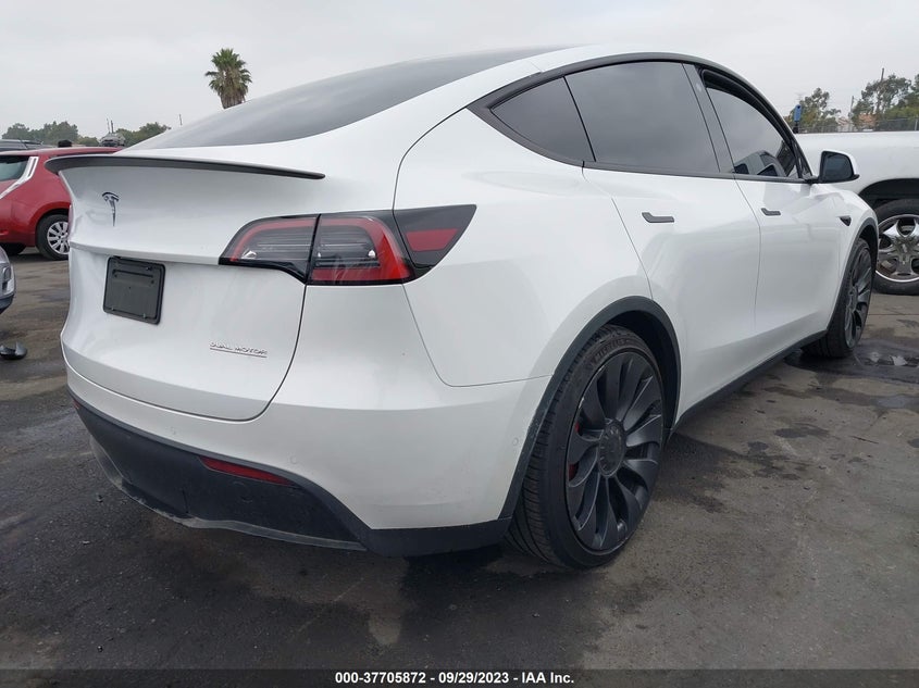 VIN 7SAYGDEF9NF554572 2022 TESLA MODEL Y PERFORMANCE