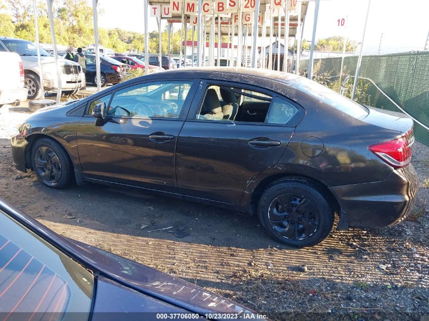 2013 HONDA CIVIC SDN LX - 2HGFB2F51DH525414