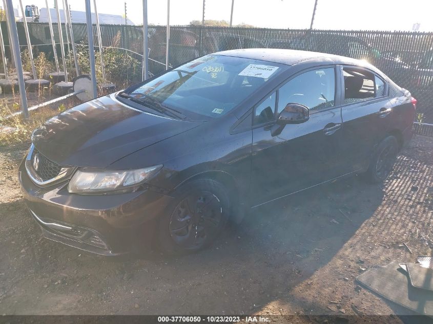 2013 HONDA CIVIC SDN LX - 2HGFB2F51DH525414