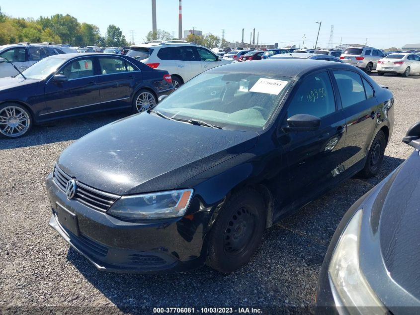 2014 VOLKSWAGEN JETTA SEDAN S - 3VW1K7AJ7EM398405