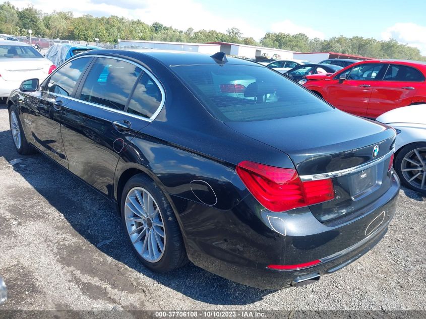 2013 BMW 7 SERIES 750LI XDRIVE WBAYF8C53DD140675