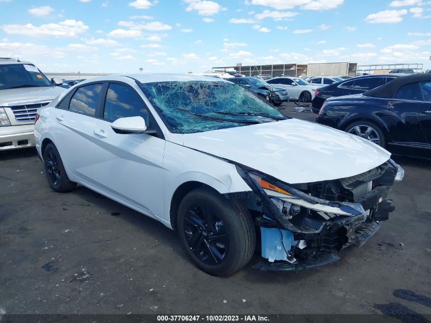 KMHLM4AJ9PU069624 Hyundai Elantra Hybrid BLUE