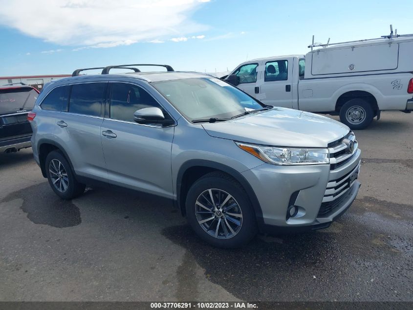 2019 TOYOTA HIGHLANDER SE/XLE - 5TDJZRFH9KS626903