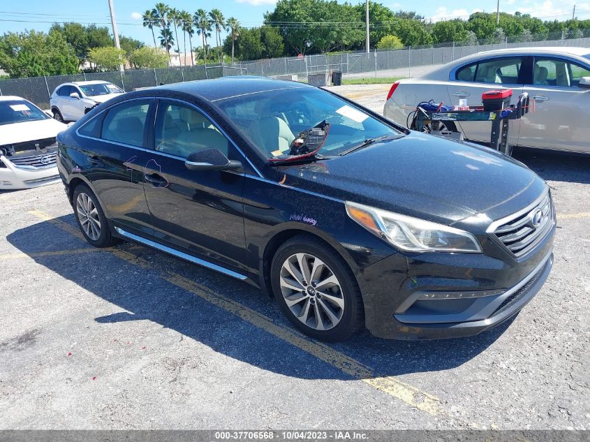 2015 HYUNDAI SONATA SPORT/LIMITED - 5NPE34AF3FH037529