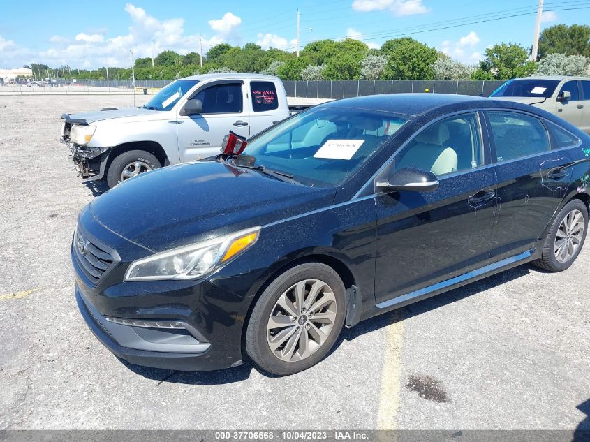 2015 HYUNDAI SONATA SPORT/LIMITED - 5NPE34AF3FH037529