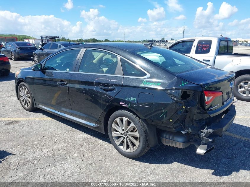 2015 HYUNDAI SONATA SPORT/LIMITED - 5NPE34AF3FH037529