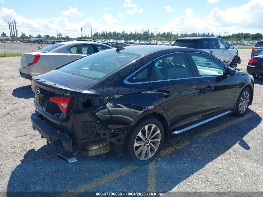 2015 HYUNDAI SONATA SPORT/LIMITED - 5NPE34AF3FH037529