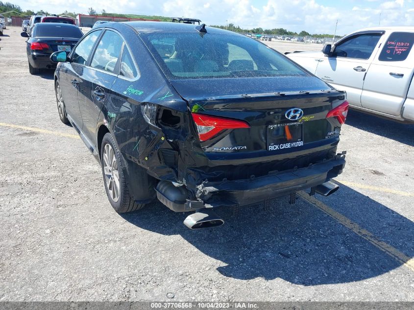 2015 HYUNDAI SONATA SPORT/LIMITED - 5NPE34AF3FH037529