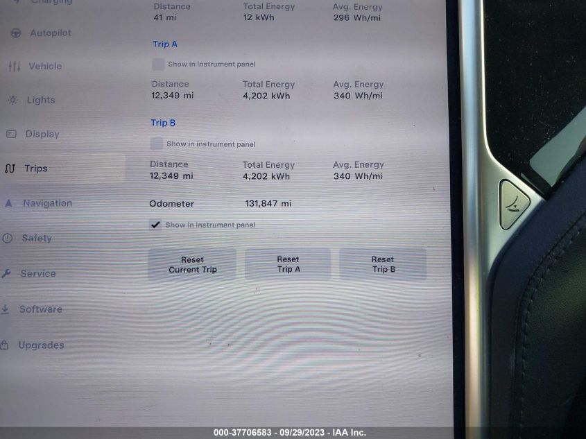 2015 TESLA MODEL S 85 KWH BATTERY - 5YJSA1H16FFP79021