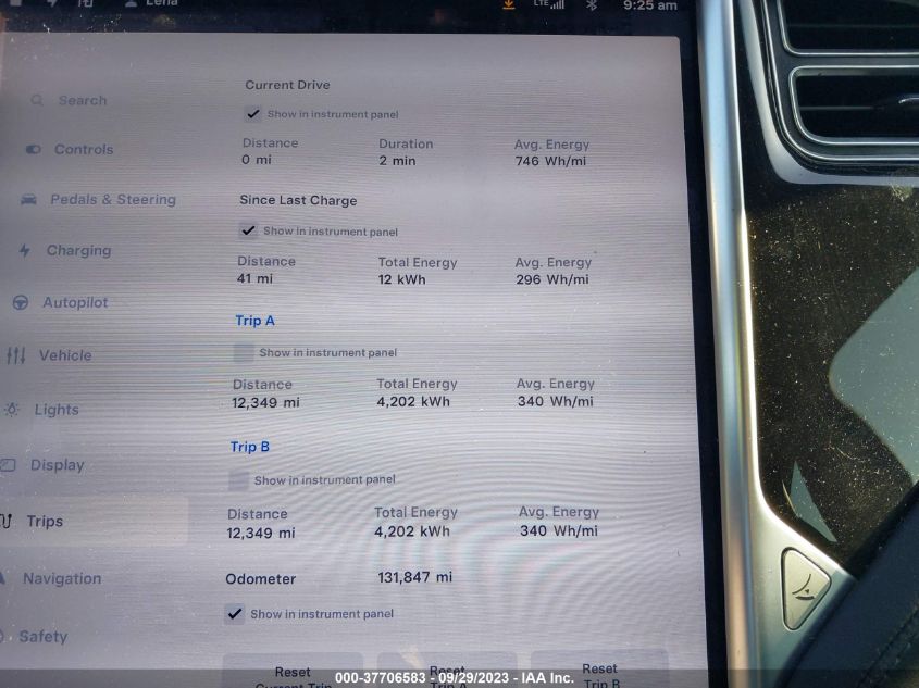 2015 TESLA MODEL S 85 KWH BATTERY - 5YJSA1H16FFP79021