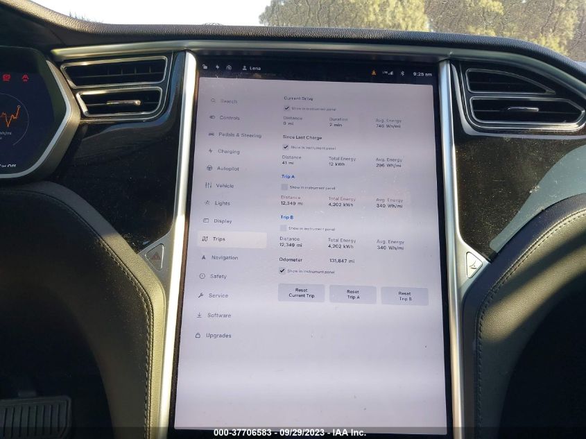 2015 TESLA MODEL S 85 KWH BATTERY - 5YJSA1H16FFP79021