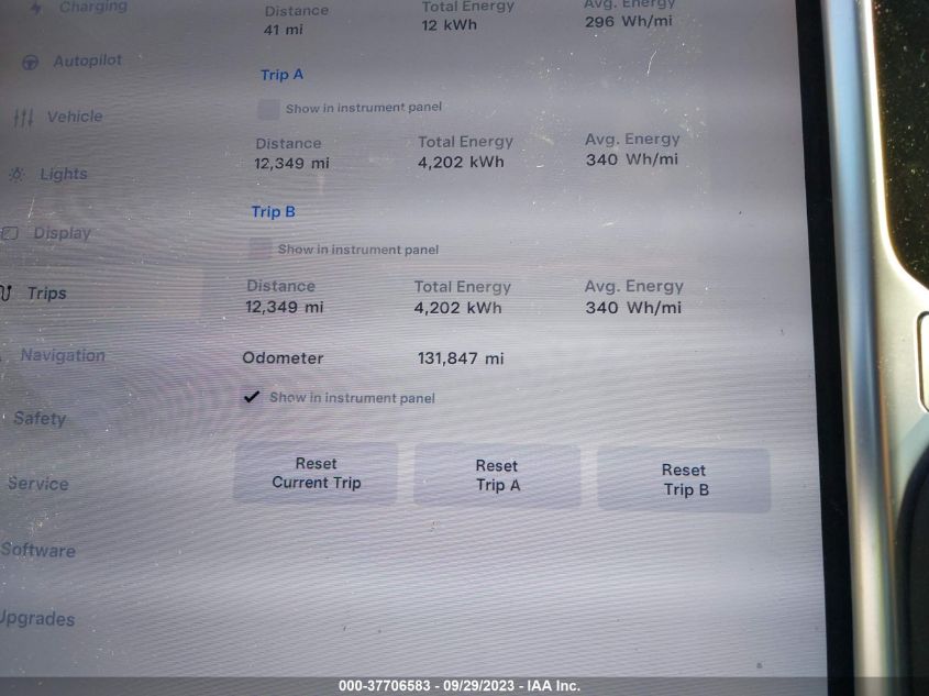 2015 TESLA MODEL S 85 KWH BATTERY - 5YJSA1H16FFP79021