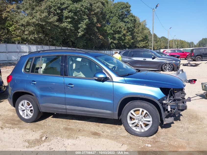 2017 VOLKSWAGEN TIGUAN - WVGAV7AXXHK029074