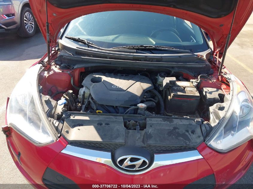2013 HYUNDAI VELOSTER W/BLACK INT - KMHTC6AD0DU149074