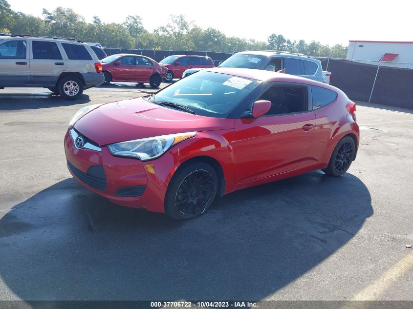 2013 HYUNDAI VELOSTER W/BLACK INT - KMHTC6AD0DU149074