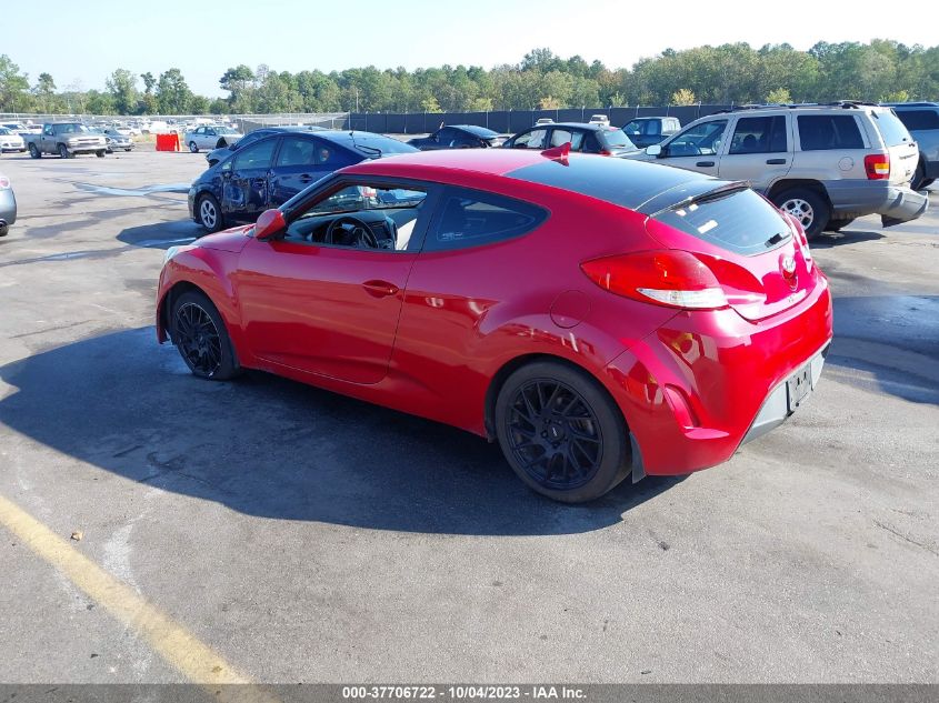2013 HYUNDAI VELOSTER W/BLACK INT - KMHTC6AD0DU149074