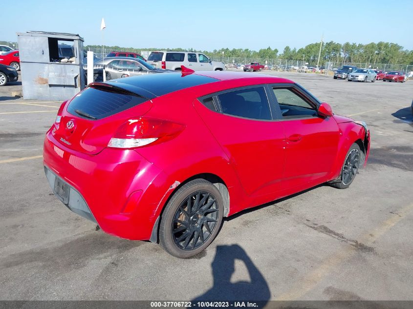 2013 HYUNDAI VELOSTER W/BLACK INT - KMHTC6AD0DU149074
