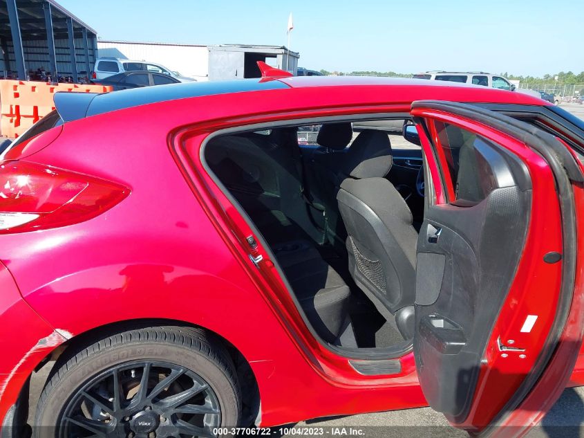 2013 HYUNDAI VELOSTER W/BLACK INT - KMHTC6AD0DU149074