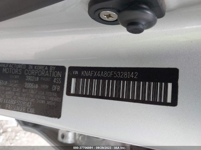 2015 KIA FORTE EX - KNAFX4A80F5328142