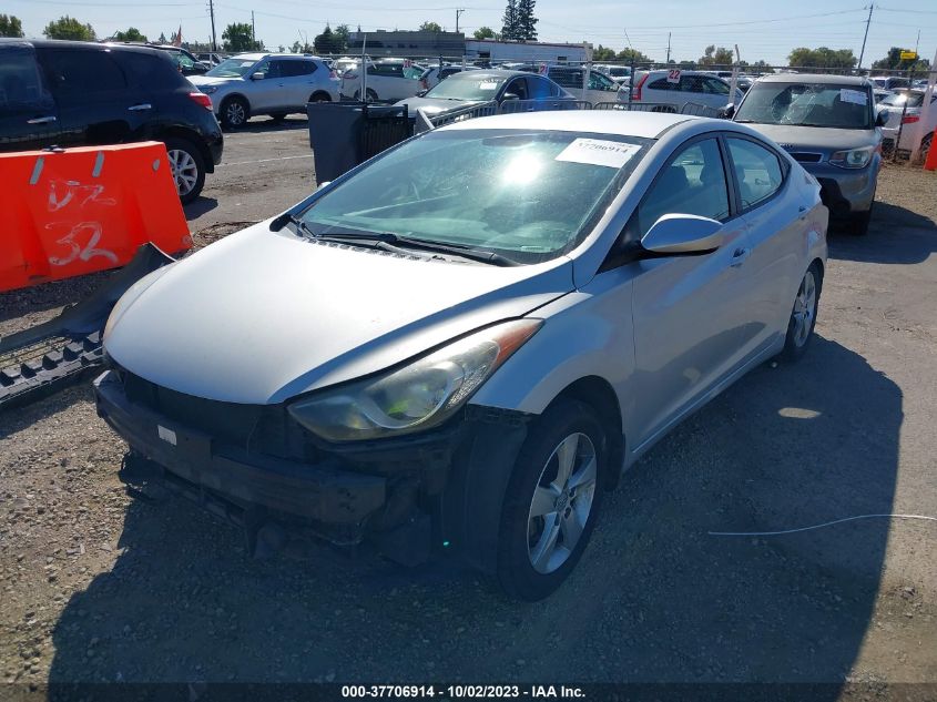 2013 HYUNDAI ELANTRA GLS PZEV - KMHDH4AE4DU653856