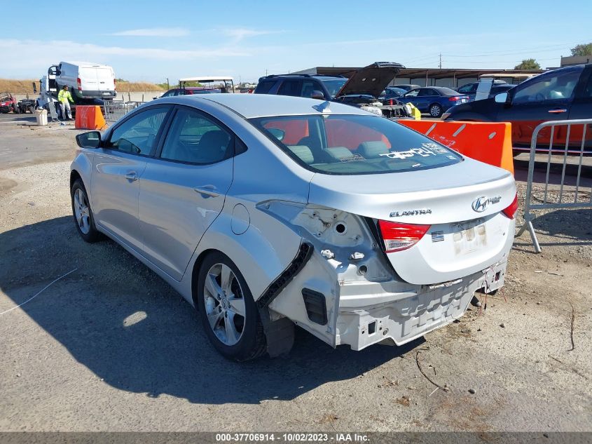 2013 HYUNDAI ELANTRA GLS PZEV - KMHDH4AE4DU653856