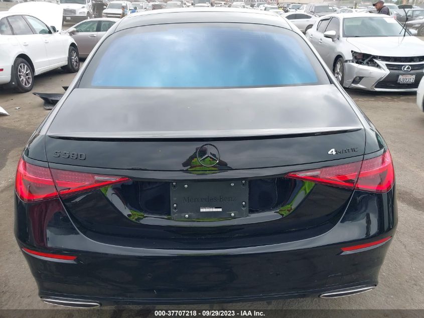 2022 MERCEDES-BENZ S-CLASS S 580 W1K6G7GB7NA162284