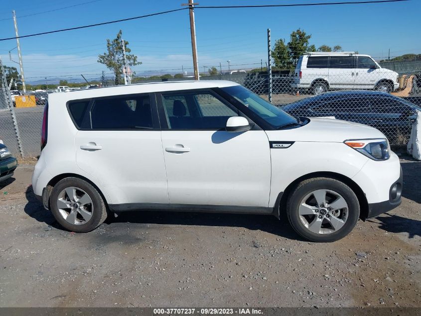 2018 KIA SOUL BASE - KNDJN2A25J7539174