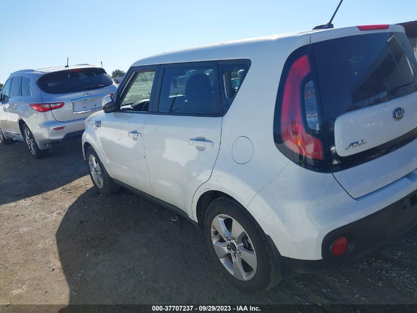 2018 KIA SOUL BASE - KNDJN2A25J7539174