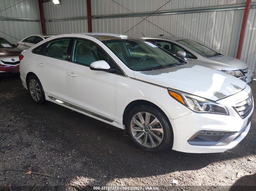 2015 HYUNDAI SONATA 2.4L SPORT - 5NPE34AF6FH054616