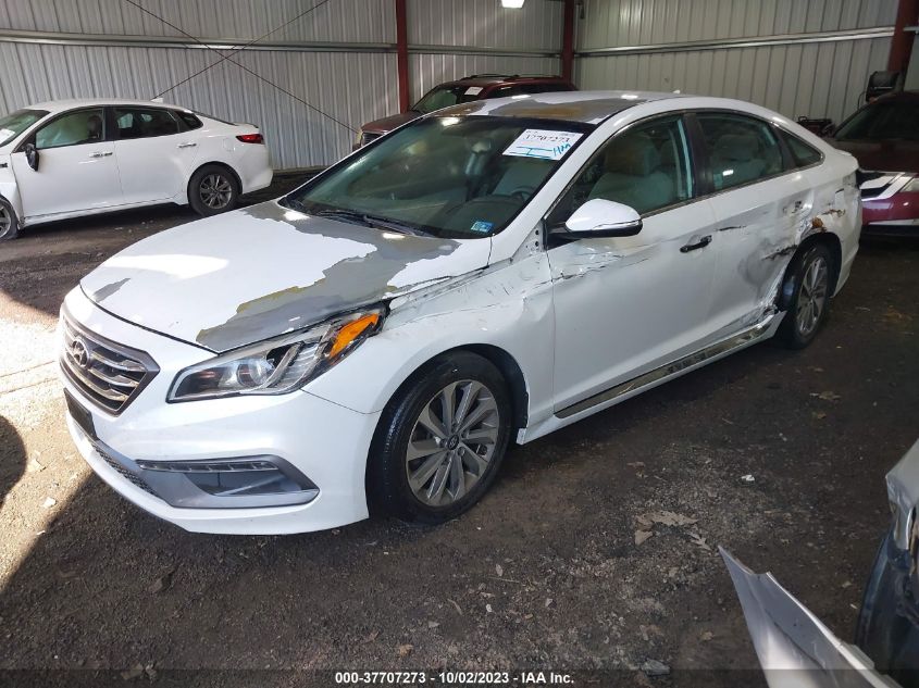 2015 HYUNDAI SONATA 2.4L SPORT - 5NPE34AF6FH054616