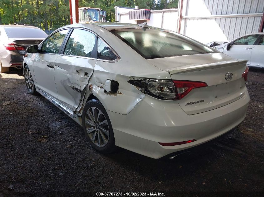 2015 HYUNDAI SONATA 2.4L SPORT - 5NPE34AF6FH054616