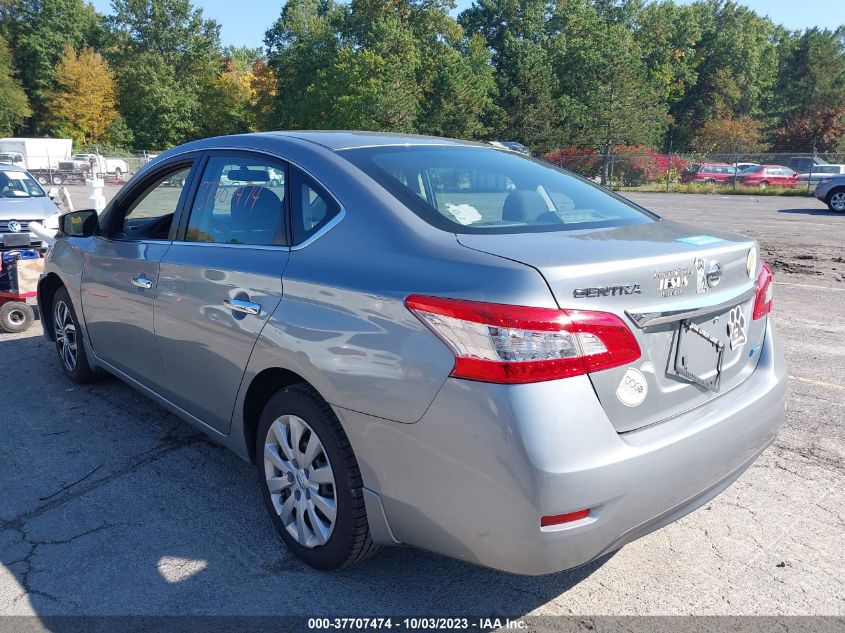 2014 NISSAN SENTRA S - 3N1AB7AP4EL685944