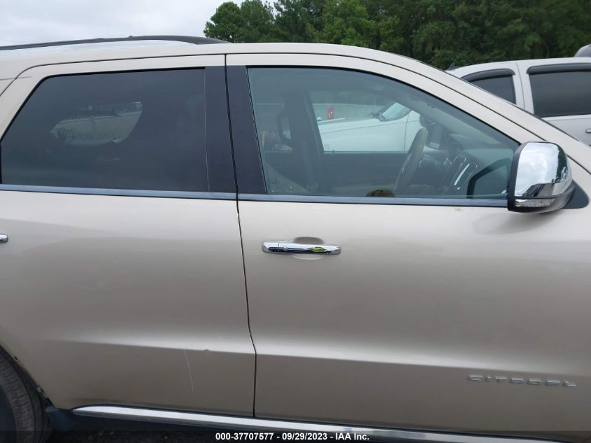 2014 DODGE DURANGO CITADEL - 1C4RDHEG5EC974434