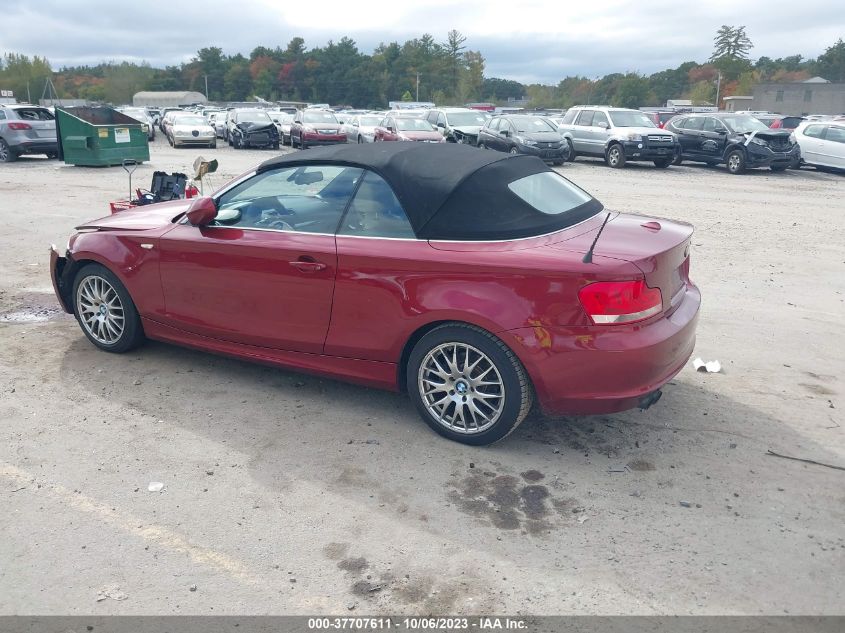 2013 BMW 1 SERIES 128I WBAUN1C58DVR01493