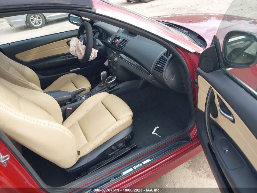 2013 BMW 1 SERIES 128I WBAUN1C58DVR01493