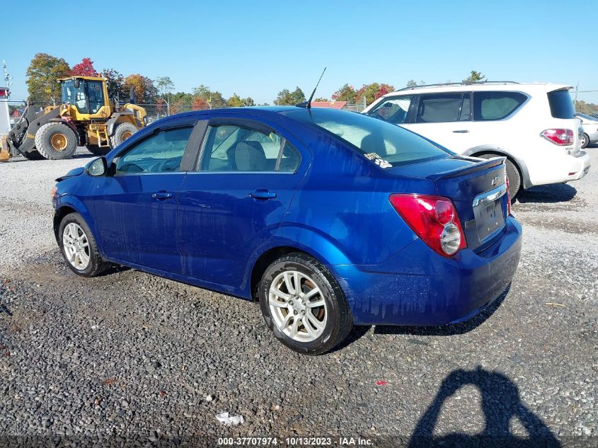 2013 CHEVROLET SONIC LT - 1G1JC5SH7D4254923