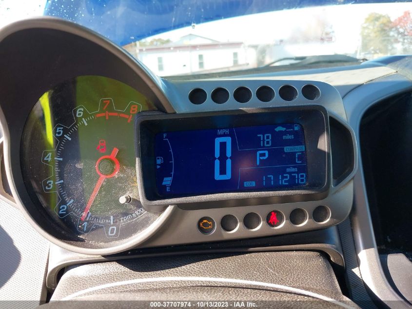 2013 CHEVROLET SONIC LT - 1G1JC5SH7D4254923