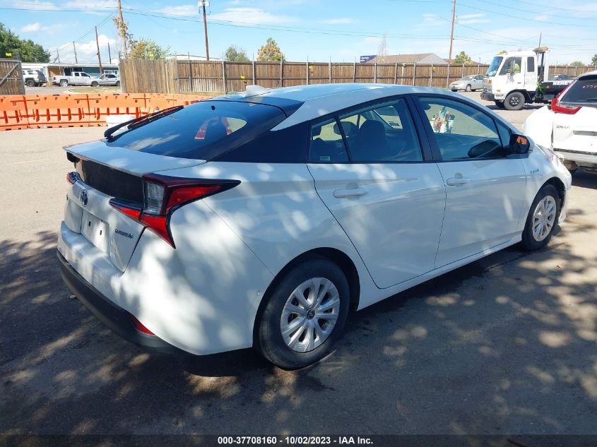 JTDKAMFU2N3159129 Toyota Prius L 4