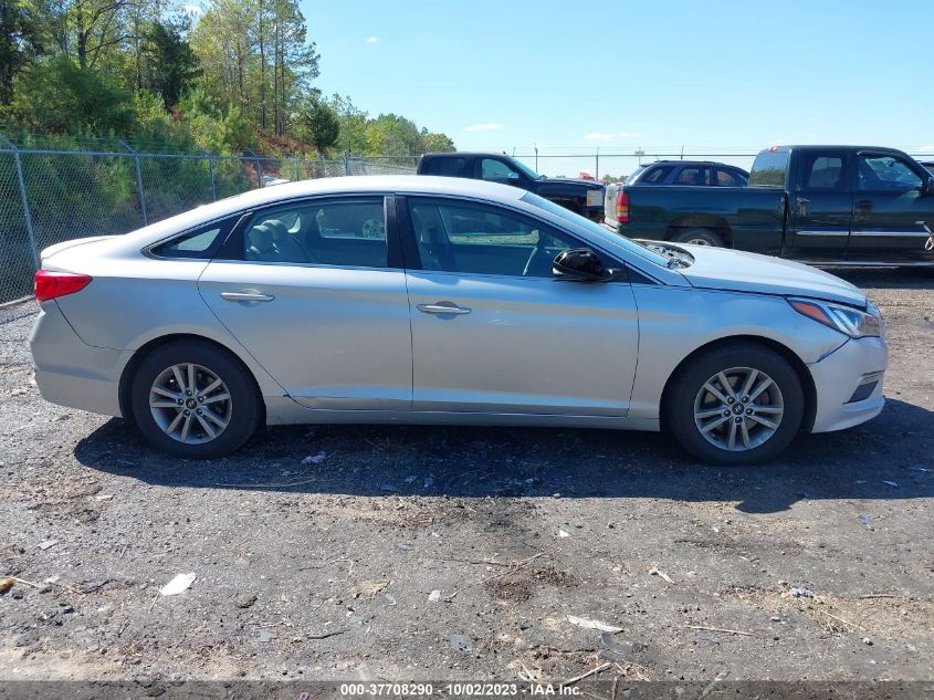 2015 HYUNDAI SONATA 2.4L SE - 5NPE24AF5FH215489