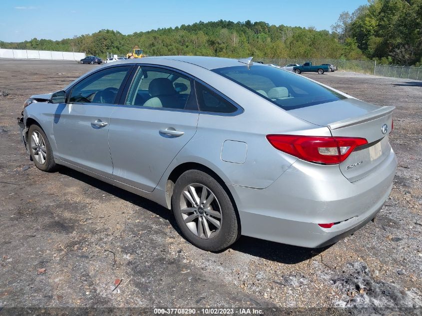 2015 HYUNDAI SONATA 2.4L SE - 5NPE24AF5FH215489