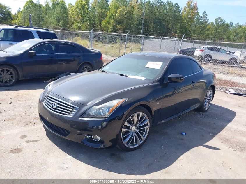 2014 INFINITI Q60 CONVERTIBLE JN1CV6FE6EM901073