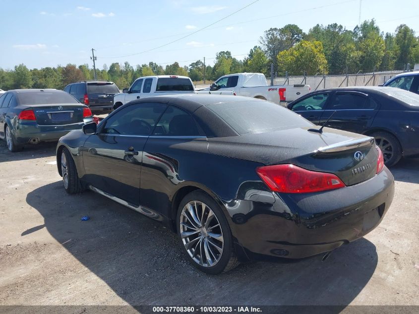 2014 INFINITI Q60 CONVERTIBLE JN1CV6FE6EM901073