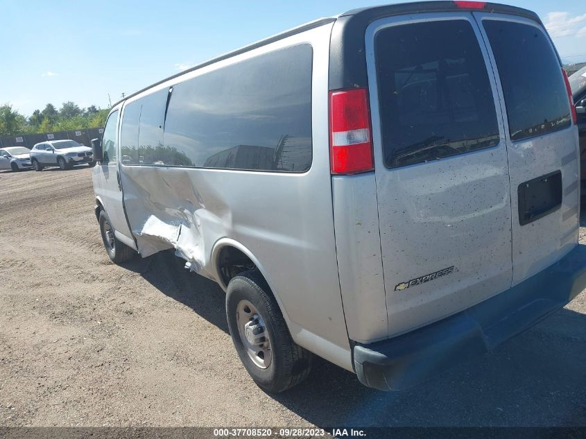 2019 CHEVROLET EXPRESS PASSENGER LS - 1GAZGNFG1K1353695