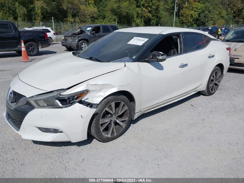 2016 NISSAN MAXIMA 3.5S/SV/SL/SR/PLAT - 1N4AA6AP0GC421652