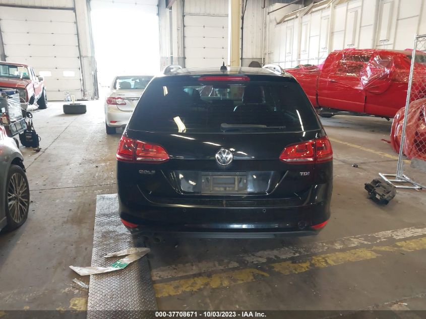2015 VOLKSWAGEN GOLF SPORTWAGEN TDI SE 4-DOOR - 3VWCA7AU1FM504807