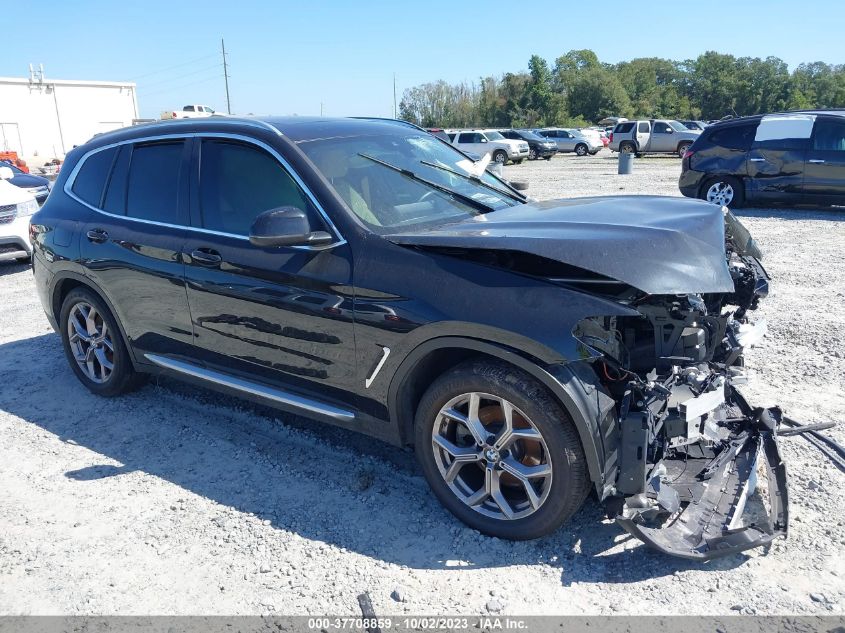 2022 BMW X3 SDRIVE30I - 5UX43DP03N9J71929