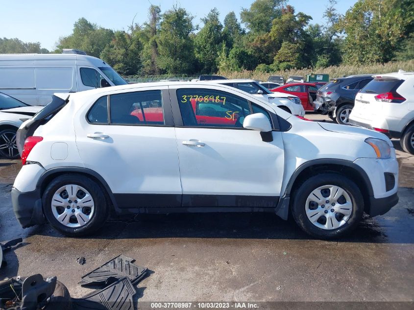 2015 CHEVROLET TRAX LS - KL7CJKSB4FB122097