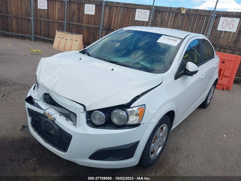 2014 CHEVROLET SONIC LS - 1G1JA5SHXE4162759